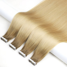 tape in hair extensions 100% human hair remy virgin double drawn russian invisible mini tape hair extensions supply vendors